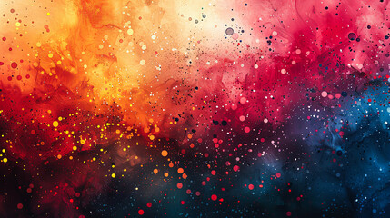 Wall Mural - abstract watercolor background with spots and splashes. colorful abstract background.
