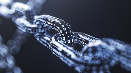 Poster - An abstract representation of blockchain's decentralized nature, emphasizing its resistance to censorship and manipulation.