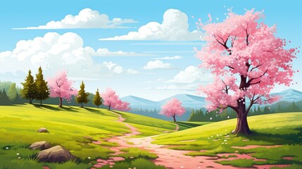 Poster - blossom in spring