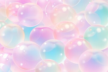 Wall Mural - A colorful background with bubbles. Generative AI