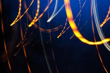 Wall Mural - a blurry, colorful, and dynamic representation of light