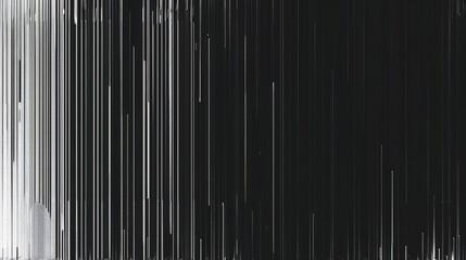 Poster - Abstract digital artwork depicting technological decay with stark black and white contrasts. Ideal for themes of cyberpunk and modern art
