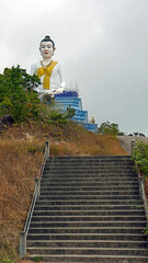 Wall Mural - huge buddha statue in bokor hills national park