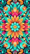 © LeoArtes - Abstract Image, Floral, Fractal, Pattern Style Texture, for Background, Wallpaper, Desktop Background, Cell Phone and Smartphone Case, Computer Screen, Mobile Phone Screen, Smartphone Screen, 9:16 For