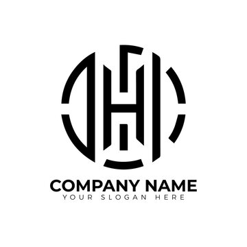  Vector vector modern letter H logo design template
