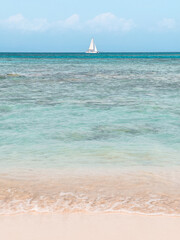 San Blas islands in Panama, tropical beach