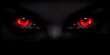 © ME_Photography - A close-up of two vibrant red female devil eyes staring directly into the darkness.
