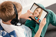 © Proxima Studio - Little boy is meeting and talking in video chat