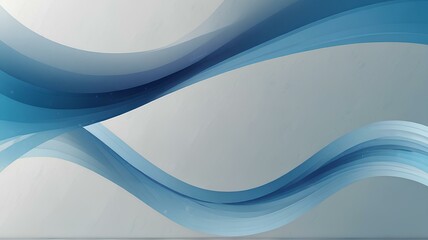 Wall Mural - Soft Background,  Curved white blue stock illustration