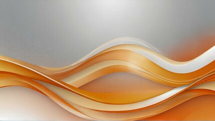 Wall Mural - Soft Background Curved white Orange stock illustration