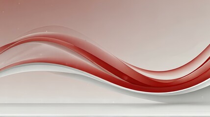 Wall Mural - Soft Background Curved white red stock illustration 
