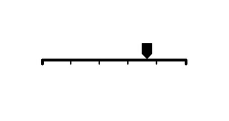 Simple infographic element - timeline icon animation. Timeline concept with seven steps. Can be used for workflow layout, diagram, banner or web design.