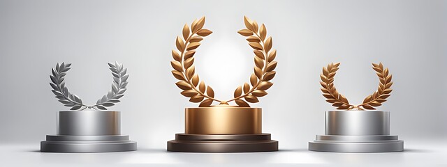 winner award podium prize silver gold trophy win champion pedestal first stage bronze sport. podium 