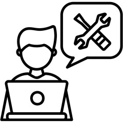 Poster - Technical Support Icon