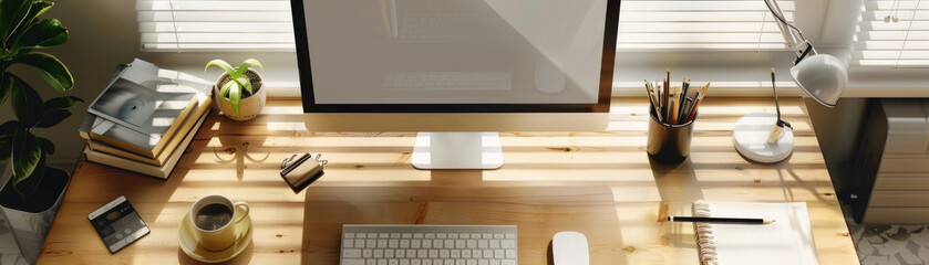 Wall Mural - professional elegance: minimalistic website design for a polished portfolio showcase