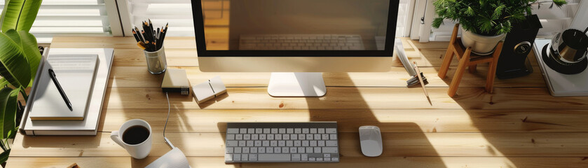 Wall Mural - minimalistic web design: sleek portfolio layout for professionals