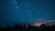 © Evalva786 - Friends Camping under Starry Night Sky, Friends, camping, starry night sky