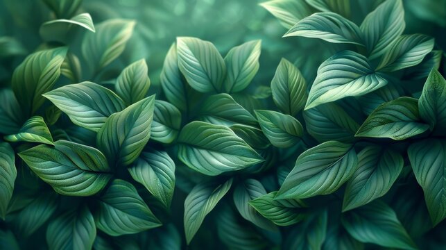 Green Leaf background, Environmental background and Desktop wallpaper