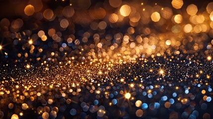 Wall Mural - festive sparkling gold background.stock photo