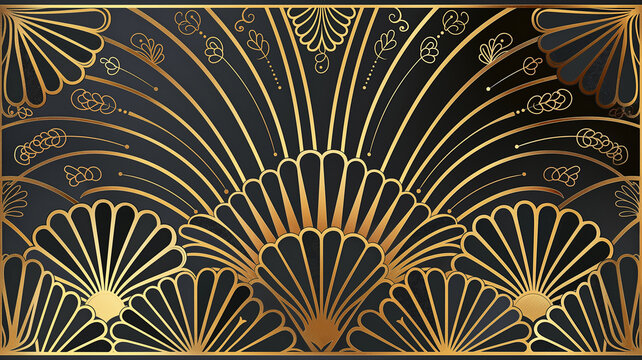gold Tribal patterns,set of dark blue and gold-purple backgrounds