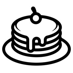 Poster - pancake icon