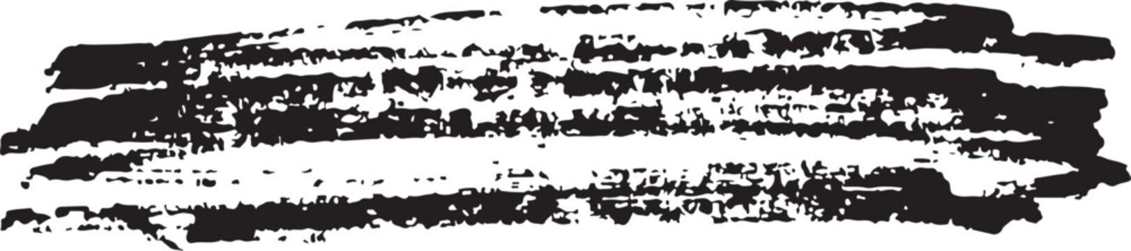 Marker pen underline and strike through strokes, Scribble Design Elements .
