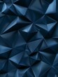 © Johannes - Abstract texture dark blue background banner panorama long with 3d geometric triangular gradient shapes for website, business, print design template metallic metal paper pattern, Generative AI