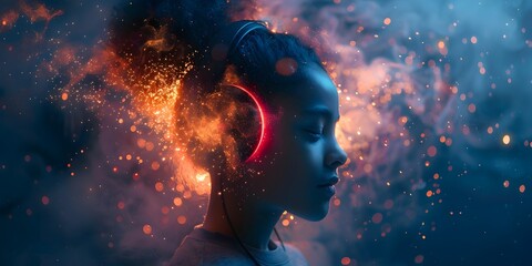 Wall Mural - Exploring the Realm of Dreams and Subconscious in Creative Processes Cosmic Imagination Inspires Innovative Concepts