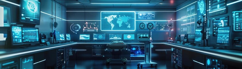 A hightech operating room enhanced with AI and cloud networking for realtime healthcare monitoring and medical data analysis