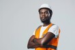© PicturePerfect - Studio Photography portrait, approx 25 years old African American worker in uniform looking real and modern. 3:2