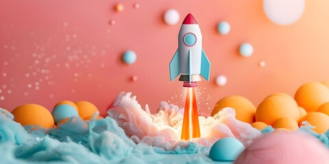 Wall Mural - soaring imagination a subscription box fueling space adventures