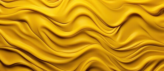 Aufkleber - A dark yellow abstract texture pattern creates a vibrant background resembling yellow foam rubber Perfect as a copy space image