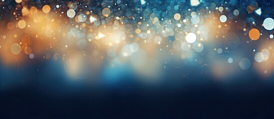 Poster - a background with abstract bokeh elements providing ample copy space