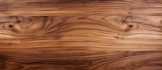 Poster - A background image featuring a smooth walnut surface with plenty of space for adding text or other elements. Creative banner. Copyspace image