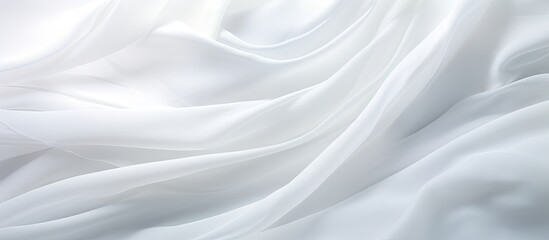 Leinwandbilder - A white cloth texture serves as the backdrop for this image providing an ideal space for adding copy or other visuals