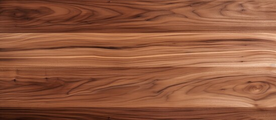 Poster - A background image featuring a smooth walnut surface with plenty of space for adding text or other elements. Creative banner. Copyspace image