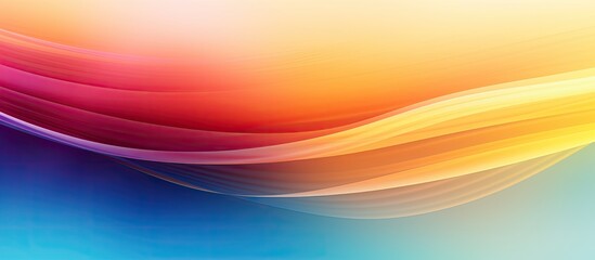 Poster - Colorful lines texture wallpaper on a light abstract gradient motion blurred background Copy space image