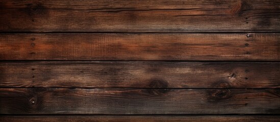 Aufkleber - Vintage abstract background with a dark wood texture providing ample copy space image