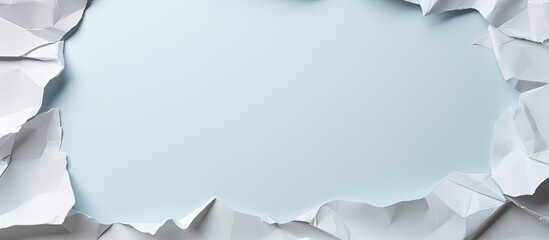 Aufkleber - White paper torn with copy space image for advertising