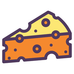 Poster - swiss cheese icon