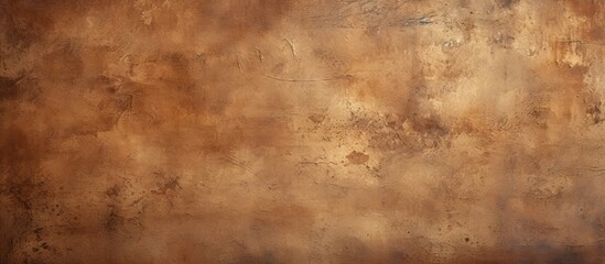 Wall Mural - An abstract brown wallpaper featuring a beautiful decorative stucco surface with copy space for design This artistic texture is reminiscent of a brown Venetian plaster wall background perfect for desi