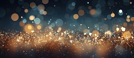 Poster - Image of a background with glittering particles perfect for adding text or graphics. with copy space image. Place for adding text or design
