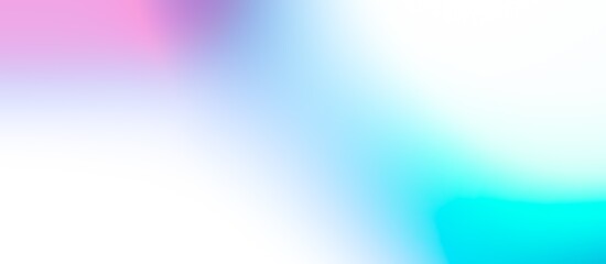 blurry gradient blue cyan white pink frosted glass effect colorful abstract glassmorphic background with blank space