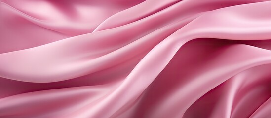 Aufkleber - A background image featuring a pink fabric texture with plenty of empty space for text or other graphical elements. with copy space image. Place for adding text or design