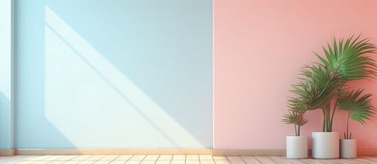 Poster - The image offers a vibrant and rich background with pastel tones providing ample space for text placement