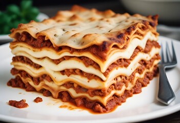 Wall Mural - Delicious Italian lasagna