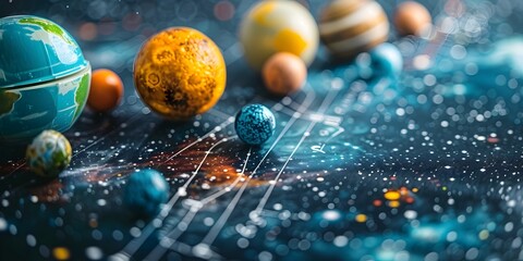 Wall Mural - captivating cosmic adventure explore distant planets and survive unique ecosystems in this futuristi