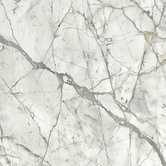 Wall Mural - A high-resolution texture of white marble with subtle veining. Created with Ai