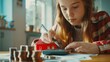 © HelenP - A Girl Calculating Finances
