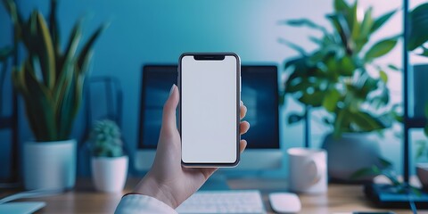 Poster - Optimizing Office Workspace for Productivity and Wellness with Modern Mobile App